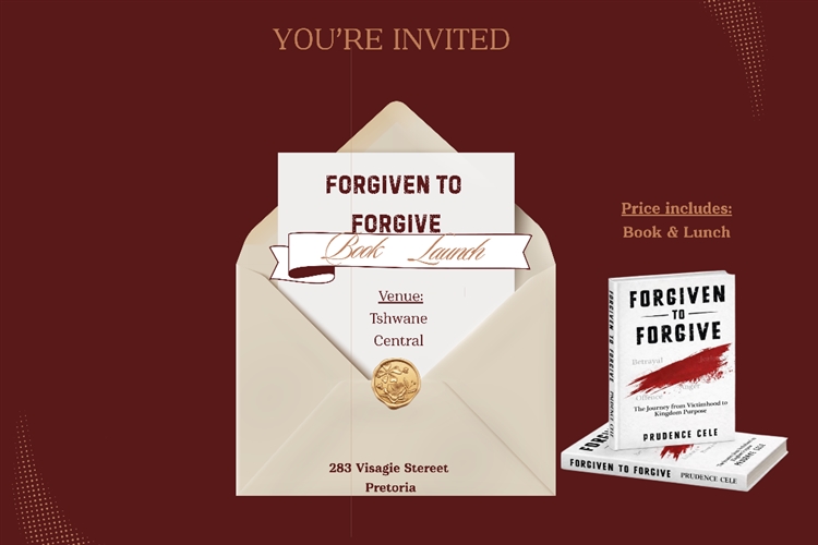 FORGIVEN TO FORGIVE BOOK LAUNCH
